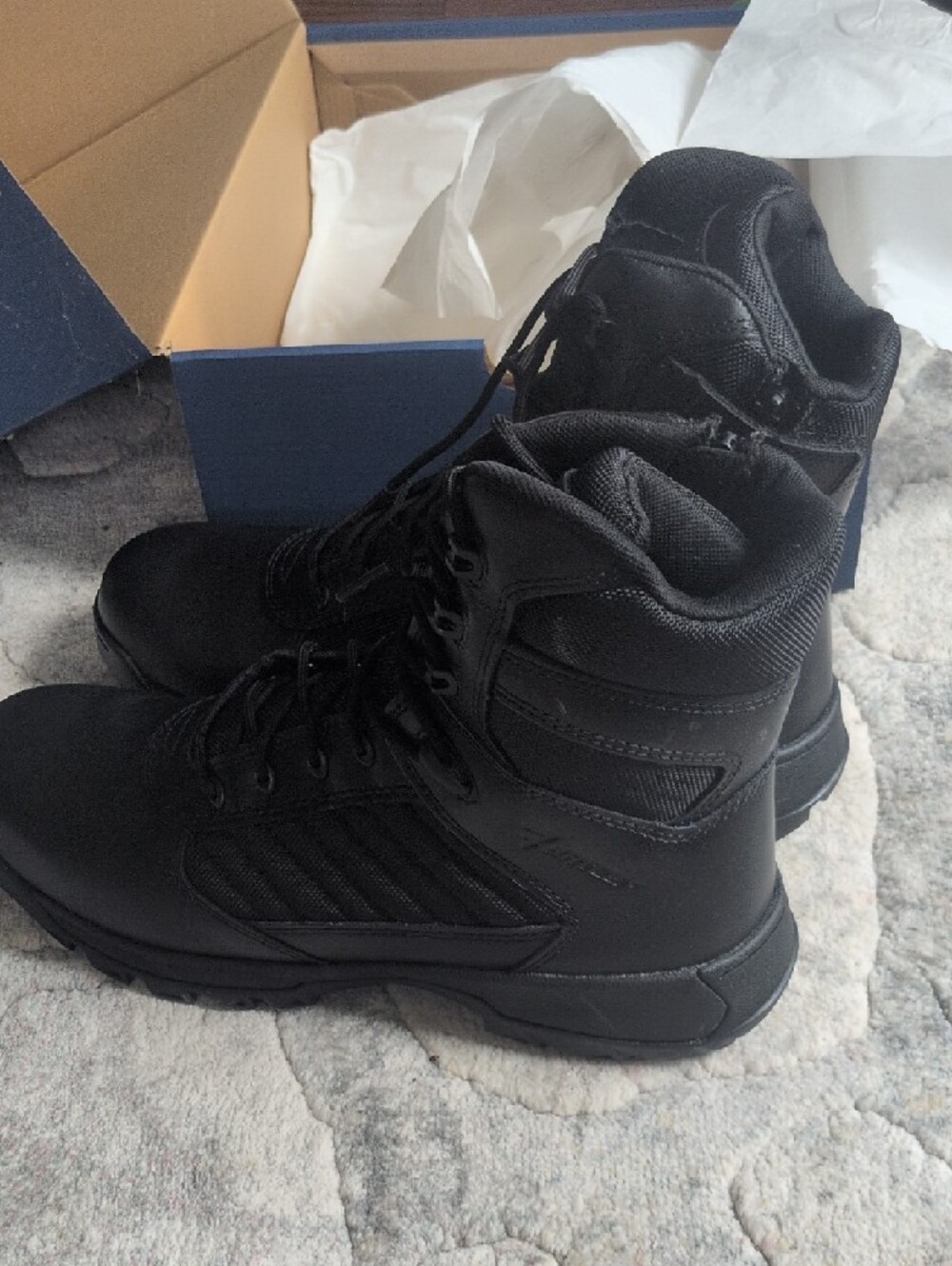 Bates Black Tactical 8" Lace-Up Duty Boots - Picture 5 of 13